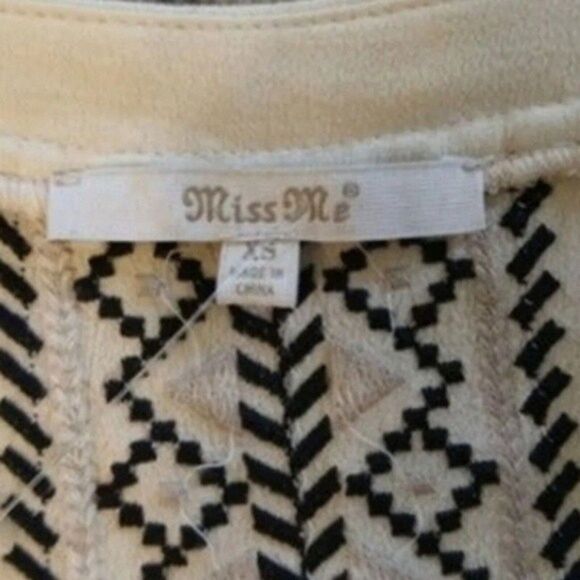 Miss me Sleeveless top Xs Boho Cream Feminine Beachy - Picture 5 of 5